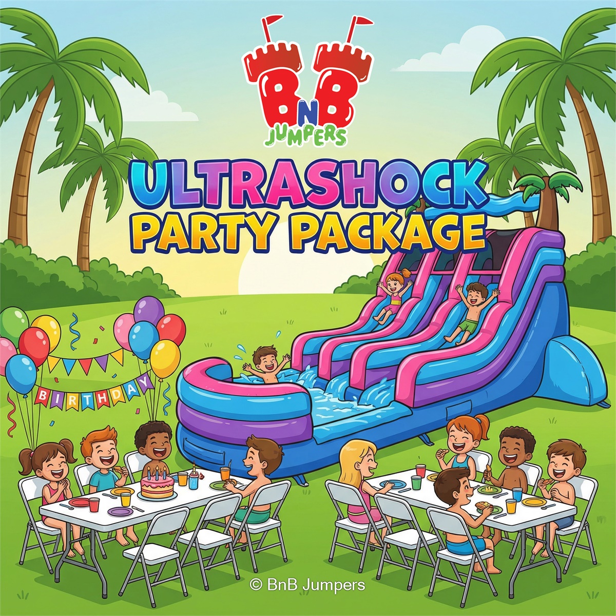 Waterslides - Bounce House and Water Slide Hire in Cameron, Sanford ...